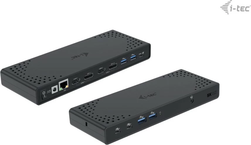 Docking station I-Tec USB 3.0/USB-C/Thunderbolt 3 Gen2, 100W, 2xHDMI, 2xDisplayPort, 4xUSB, LAN, i zi