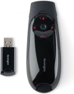 Prezenter wireless Kensington Presenter Expert, laser i kuq, kontroll kursor, RF, USB, 45 m, i zi