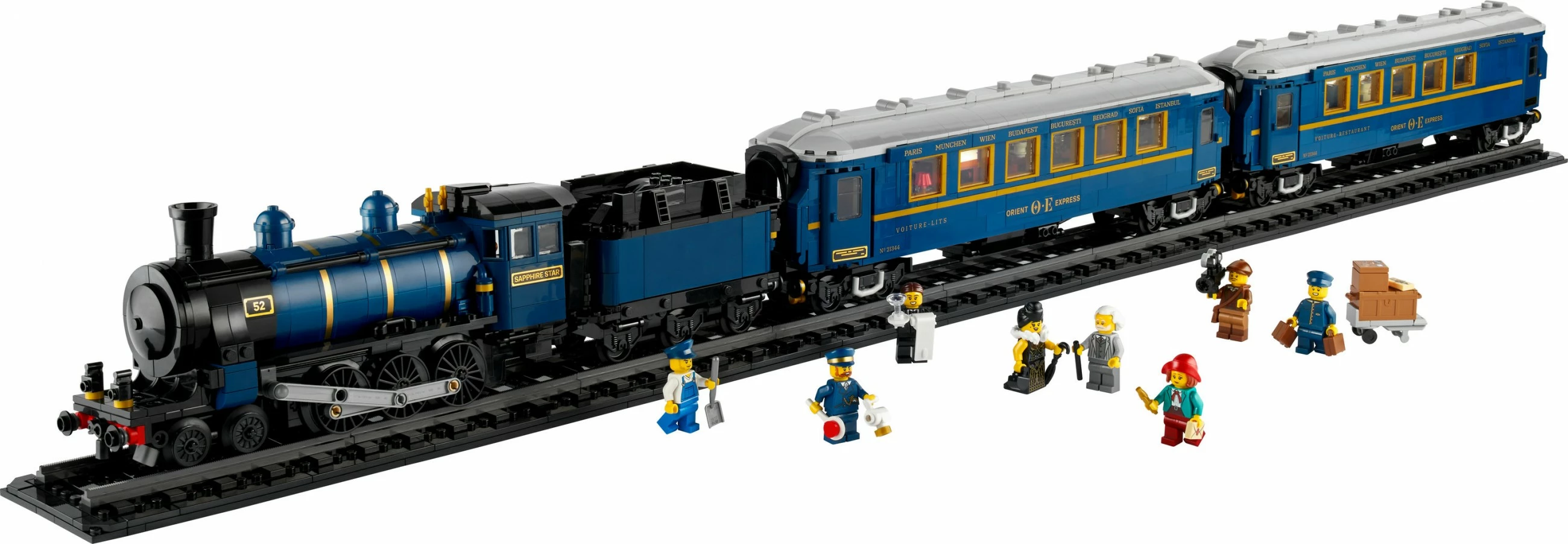 Set ndërtimi LEGO Ideas Orient Express, 2540 pjesë, shumëngjyrësh