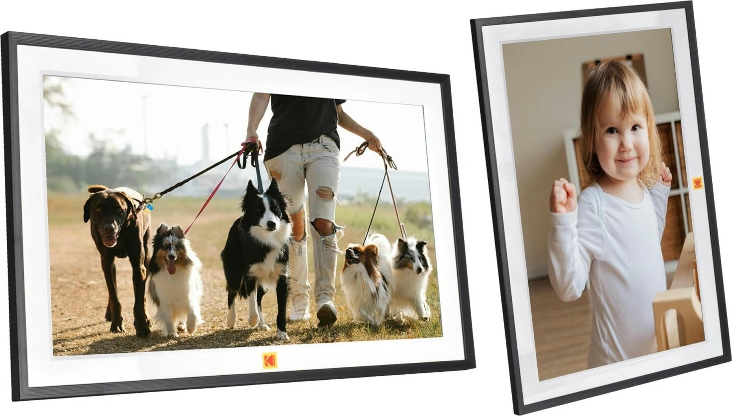 Kornizë digjitale Kodak RCF-1561P, 32GB, WiFi, FHD, USB-C, e zezë