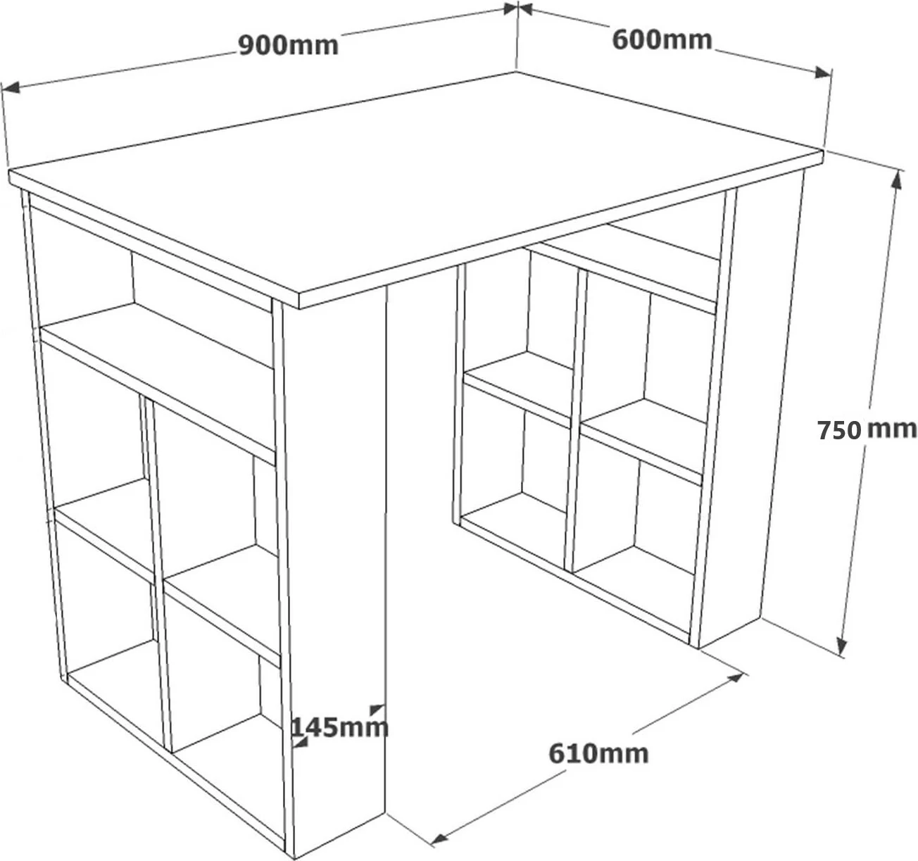 Tavolinë e punës Luna