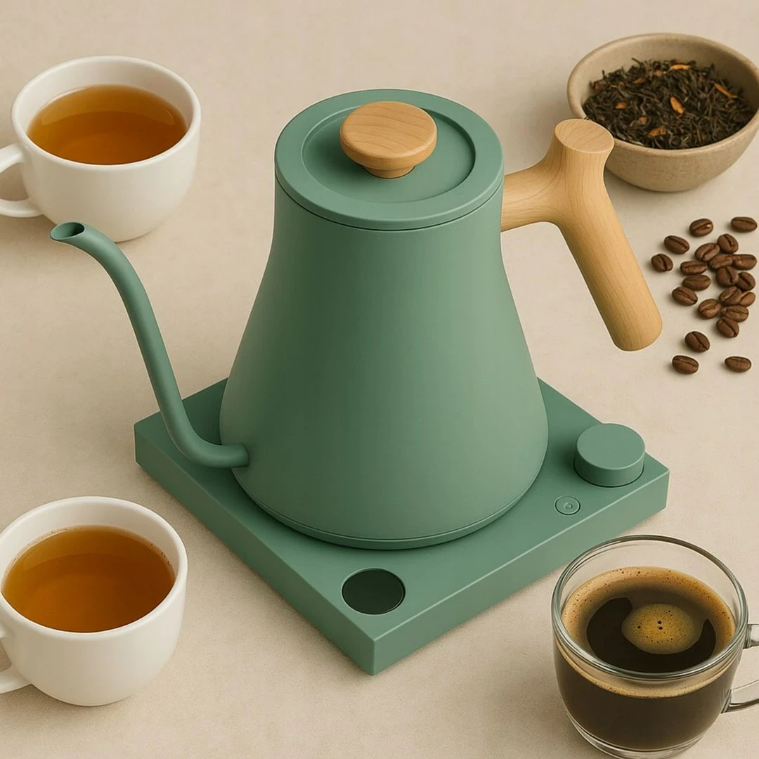 Ibrik elektrik Fellow Stagg EKG Pro 0.9L, i gjelbër