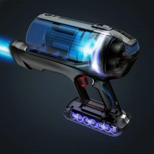 Fshesë pa kabllo Tefal TY98C0 X-Force 12.60, 900 ml, Blu