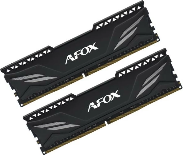 RAM Memorje DDR4 AFOX AFLD432PH1CADB 32GB (2x16GB) 3200MHz CL16 XMP 2 me radiator, e zezë
