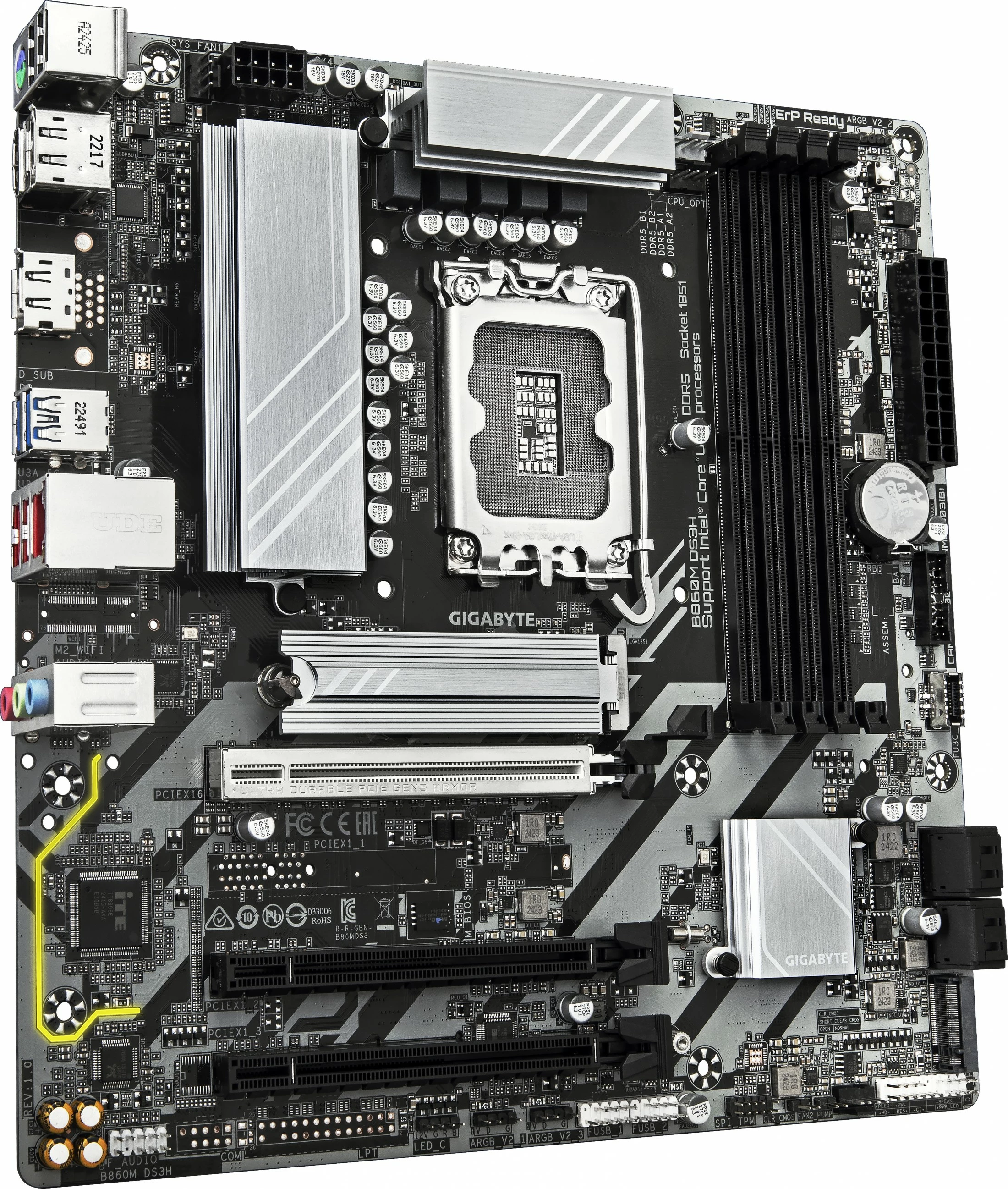 Pllakë amë Gigabyte B860M DS3H, LGA1851