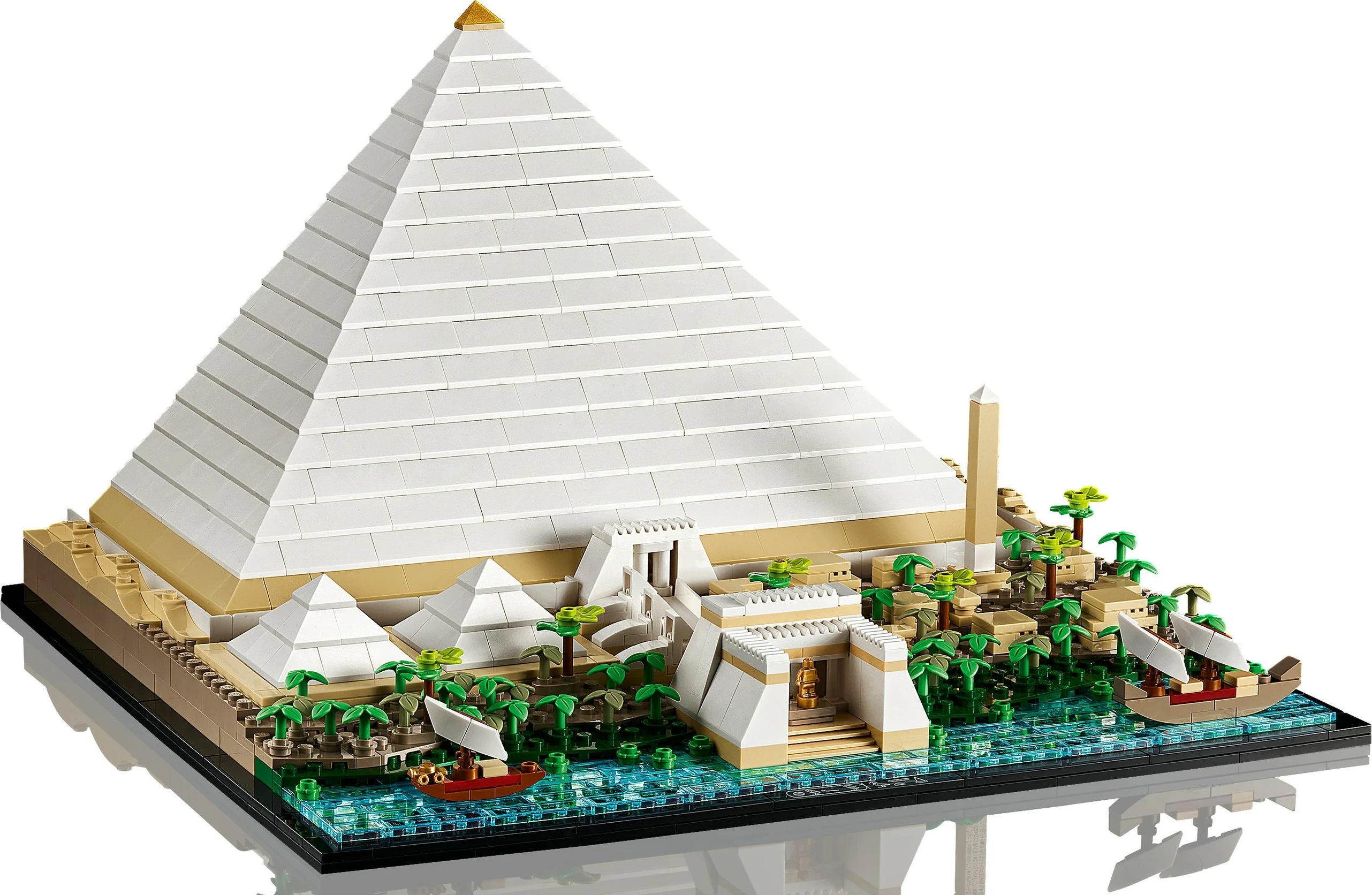 Set ndërtimi LEGO Architecture Great Pyramid of Giza, 1476 pjesë, Multikolor