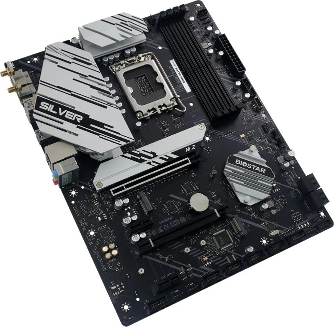Pllakë amë Biostar B760A-SILVER, Intel, LGA 1700, DDR5, micro ATX