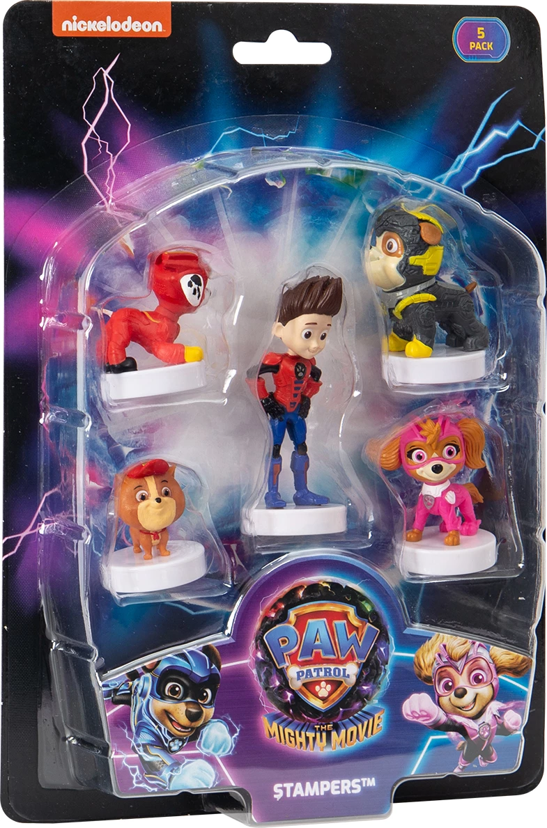 Set vulash P.M.I. PAW Patrol: The Mighty Movie S2, 5 copë (të ndryshme), përzgjedhje e rastësishme