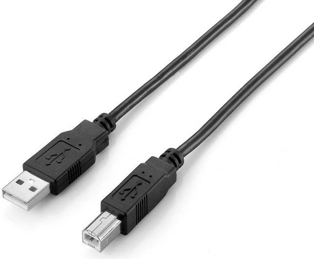 Kabëll USB 2.0 Equip, Type A në Type B, 2m, i zi