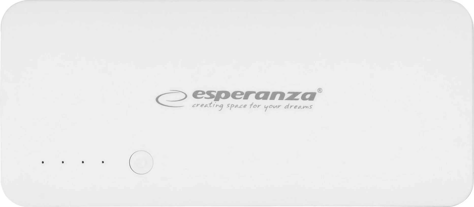 Power Bank Esperanza EMP106WE Radium, 8000 mAh, e bardhë