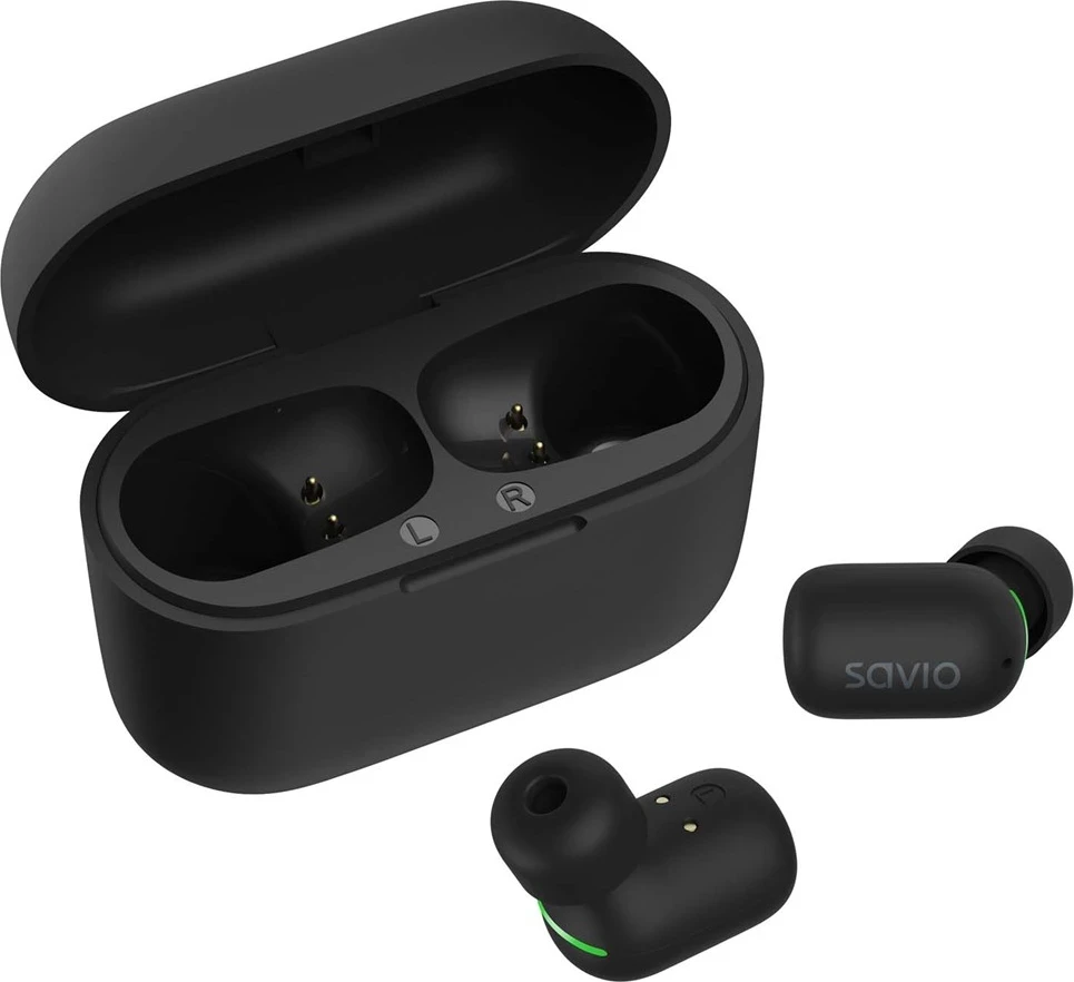 Kufje Wireless Savio TWS-09, Bluetooth, të Zeza