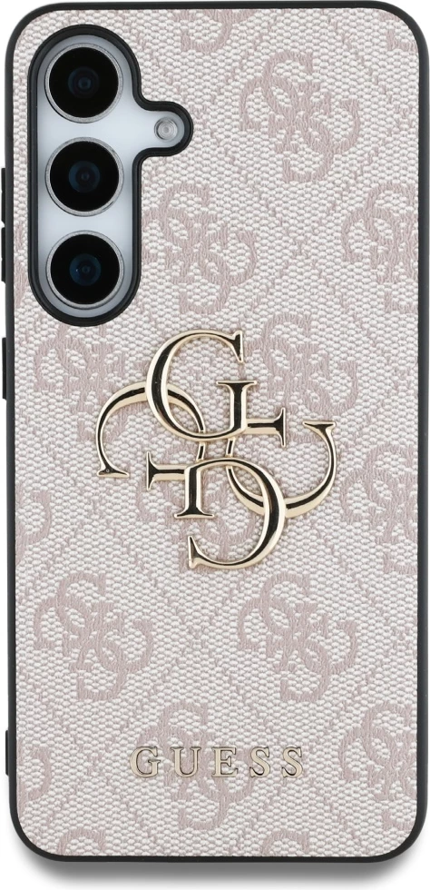 Mbështjellës Guess Big 4G Logo Classic Logo për Samsung Galaxy S25, Rozë