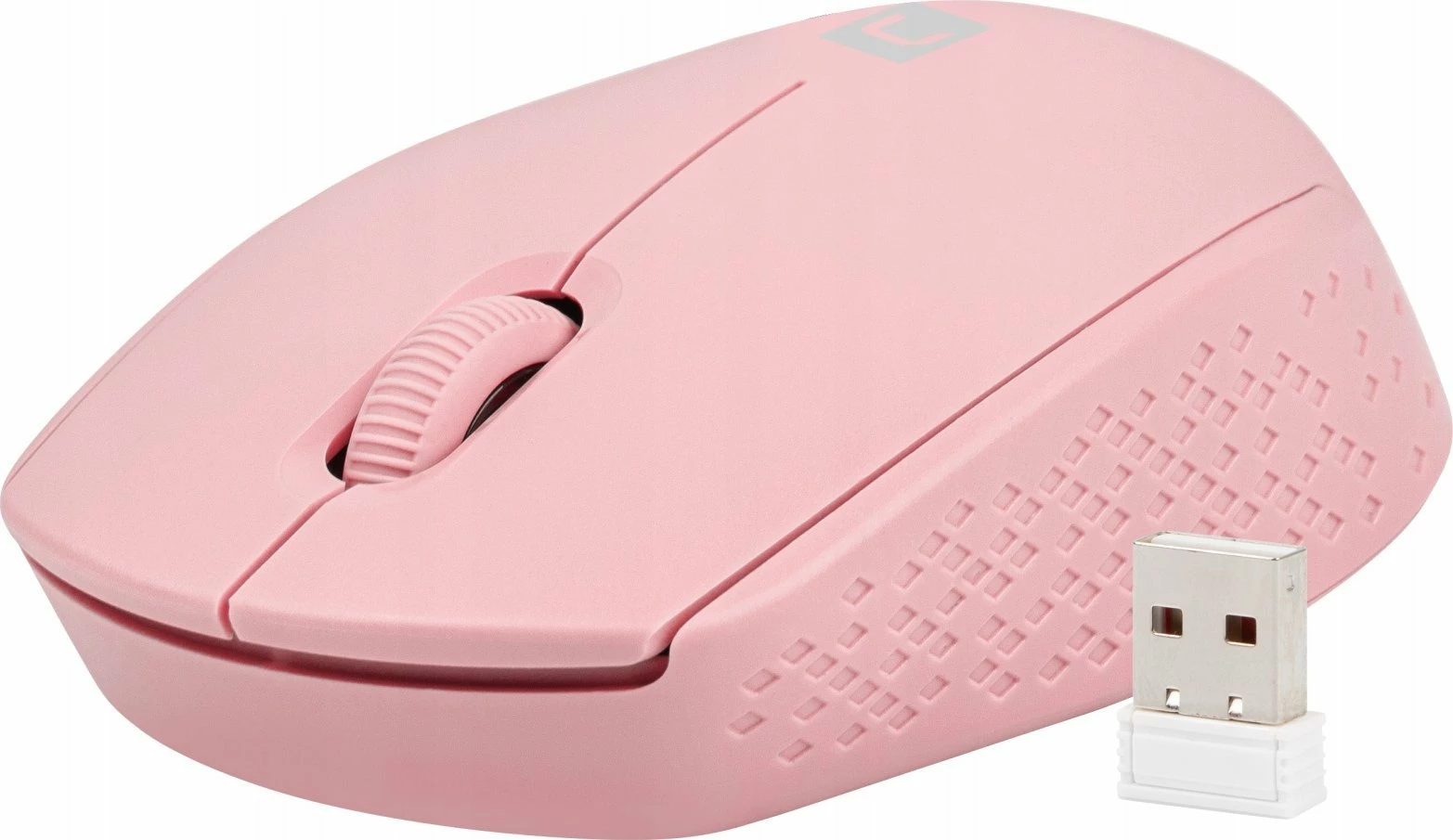 Maus Natec Stork NMY-2002, wireless 2.4 GHz, 1600 DPI, 3 butona, rozë