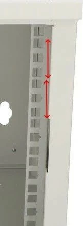 Kasë rrjeti Extralink EX.14473, 6U, për montim në mur, Gri