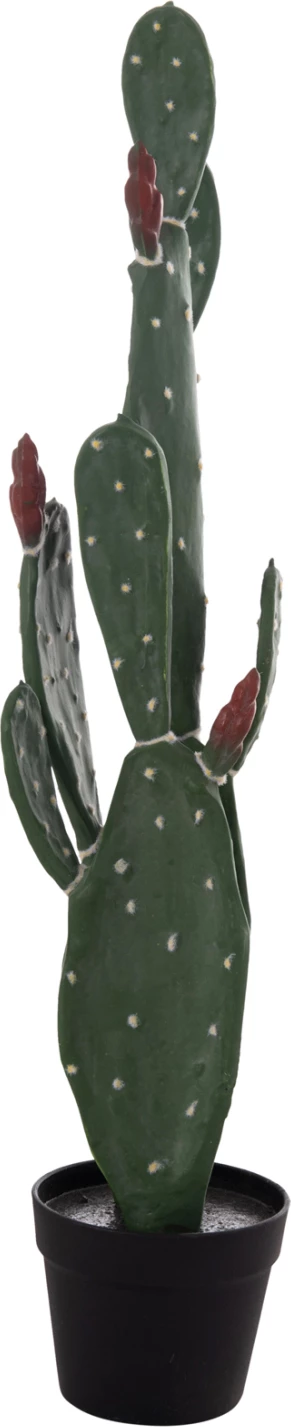 Bimë dekorative sintetike në vazo, kaktus, FH4748, 16x20x85cm