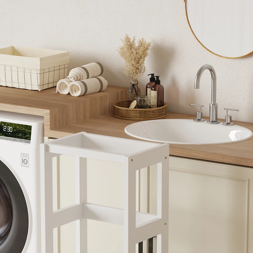 Kullë mësimore për fëmijë Montessori PEPE, dru pishe, e bardhë, FH9291.03, 45.7x51x90cm