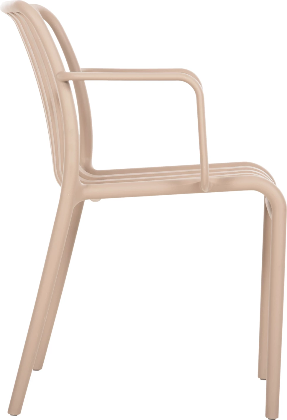 Karrige për jashtë CONVEE FH6105.04 polipropileni, ngjyrë kapuçino, 55x56x79H cm