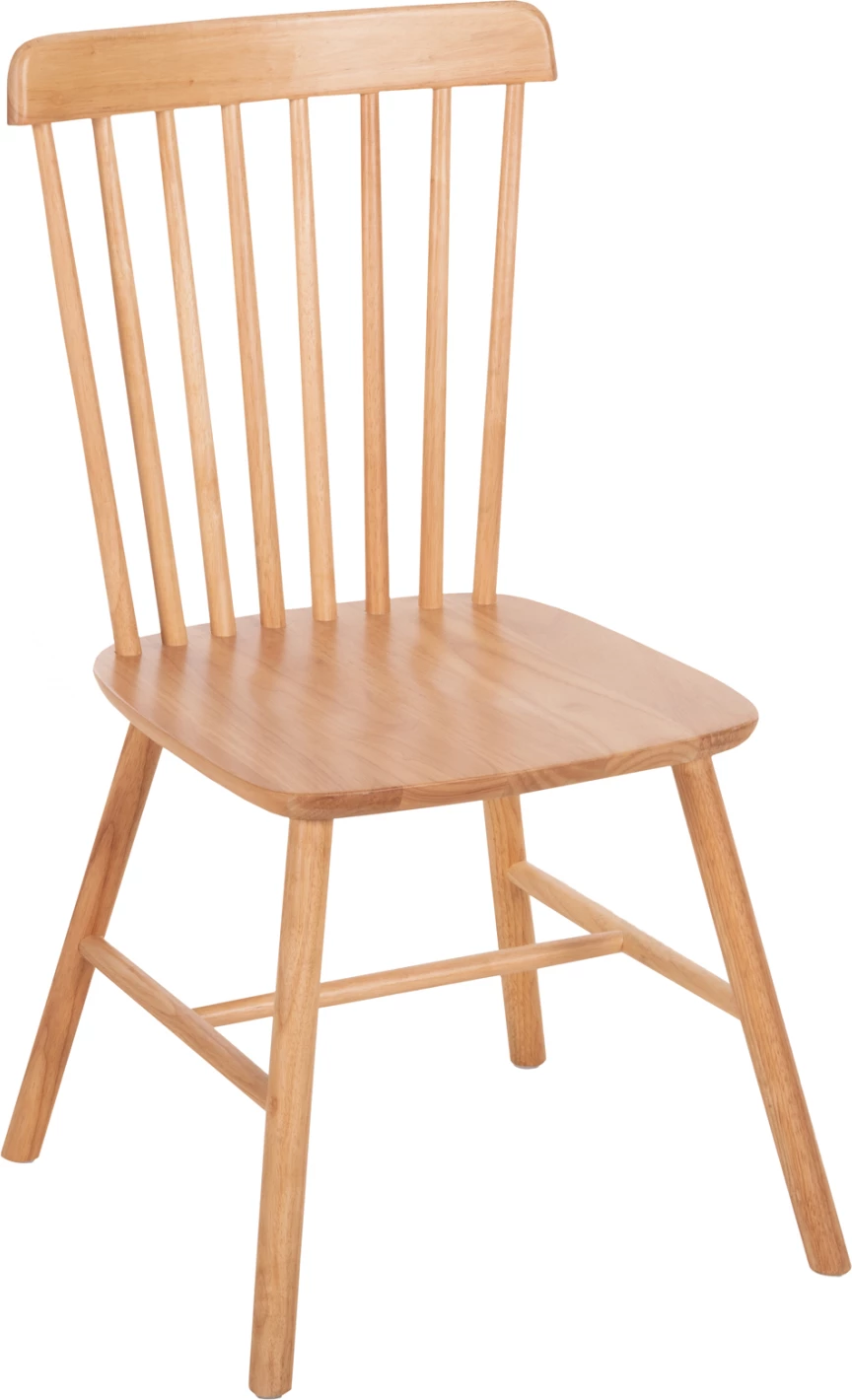 Karrige për ngrënie LUCIEN FH8645.01, dru ahu, ngjyrë natyrale, 48x48x85.5 cm, set prej 2 copë