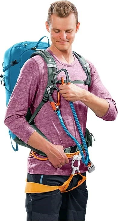 Çantë shpine Deuter Trail Pro 33, 33L, Poliester, Kaltër
