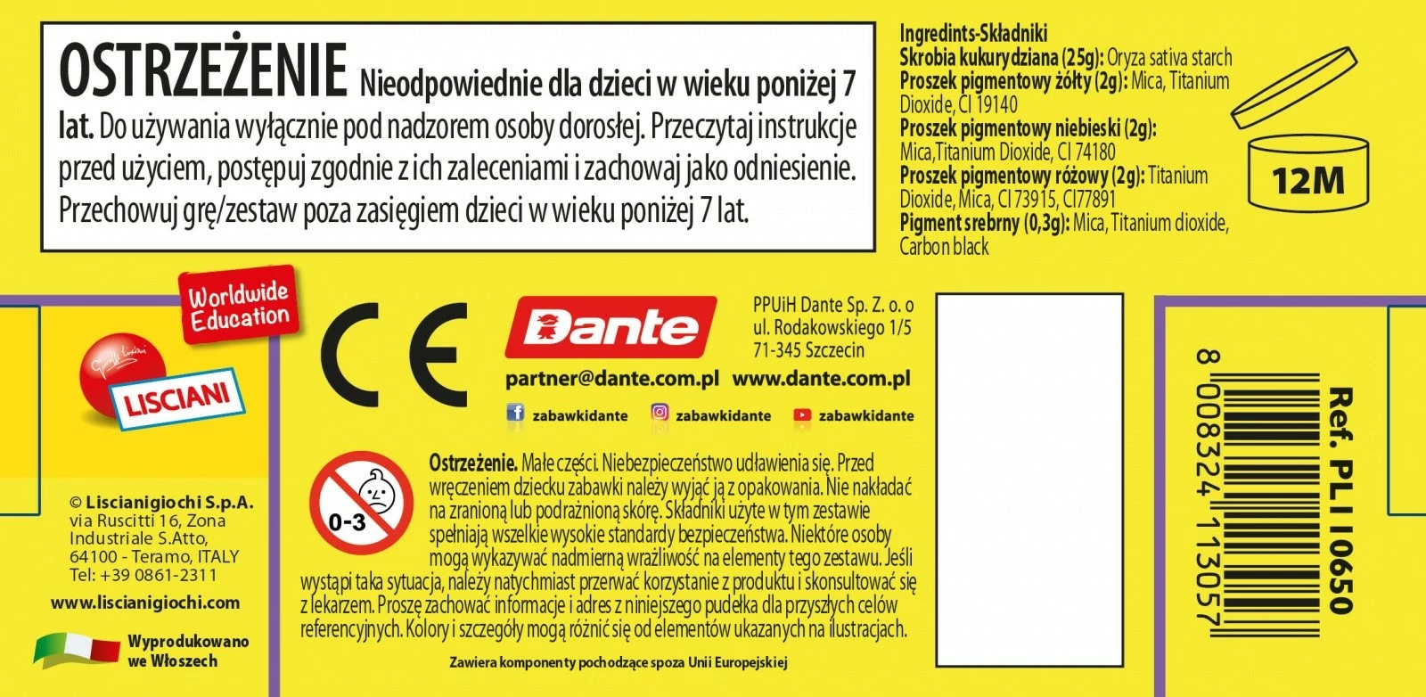 Set kozmetikash për fëmijë The Moon Academy Moonlit Eyeshadow, shumëngjyrësh