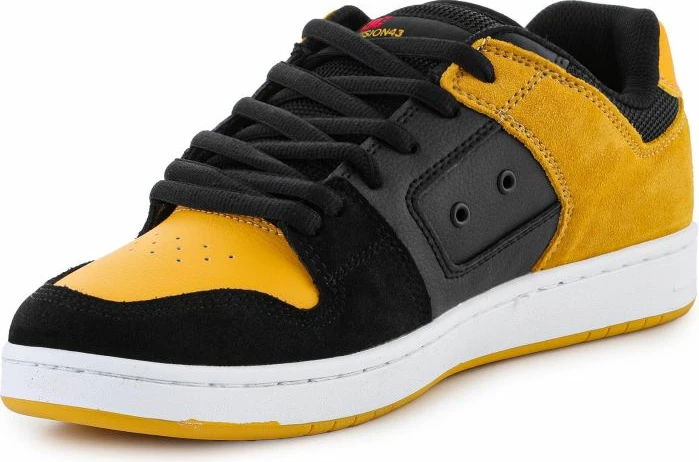 Atlete për meshkuj DC Shoes Manteca 4 Skate, të zeza me të verdhë