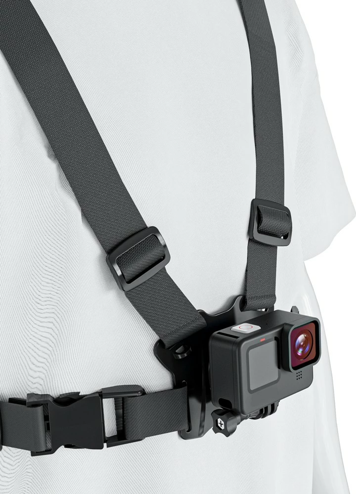 Harness sportiv Maclean MC-294 për telefon ose GoPro, i rregullueshëm, i zi