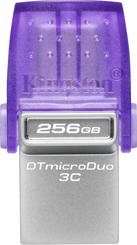 USB Kingston DataTraveler microDuo 3C, 256GB, USB 3.2/USB-C, vjollcë