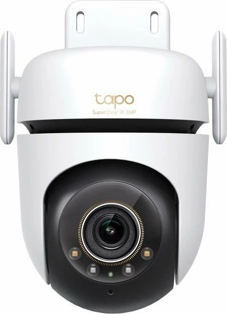 Kamerë sigurie IP TP-Link Tapo C530WS 5MP 3K, rrotulluese Outdoor, Wi‑Fi 6, IP66, e bardhë