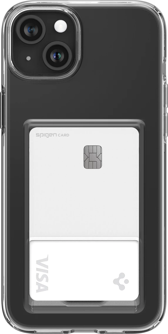 Mbështjellës Spigen Crystal Slot për iPhone 15 Plus, Transparent