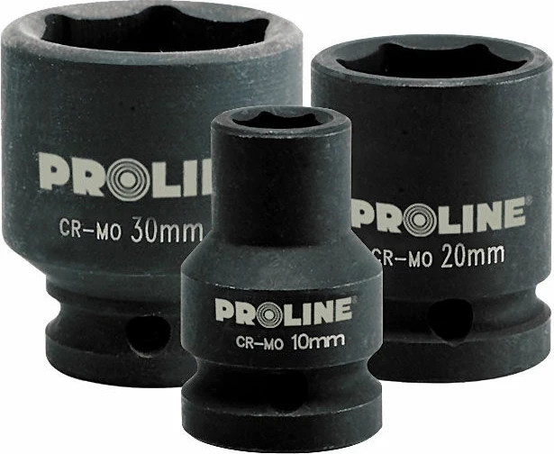 Soket udarnik PROLINE 18430 1/2\" 30mm 6-këndësh CrMo