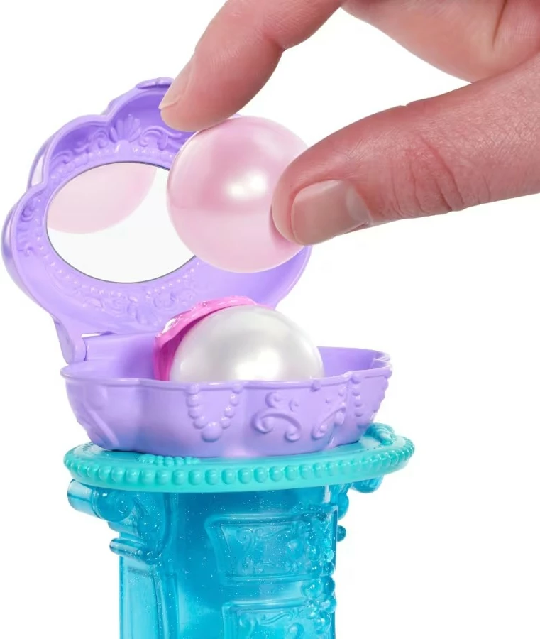 Kukull sirenë Mattel Disney Princess Arielka JBF86 me tavolinë tualeti dhe aksesorë, për vajza