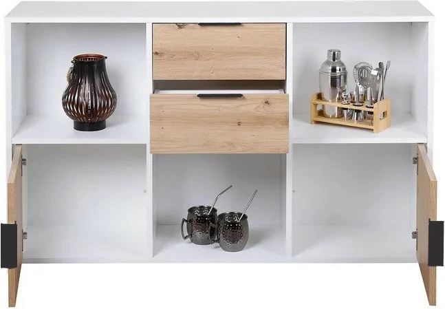 Komoda Deniro 2S2D, E bardhë