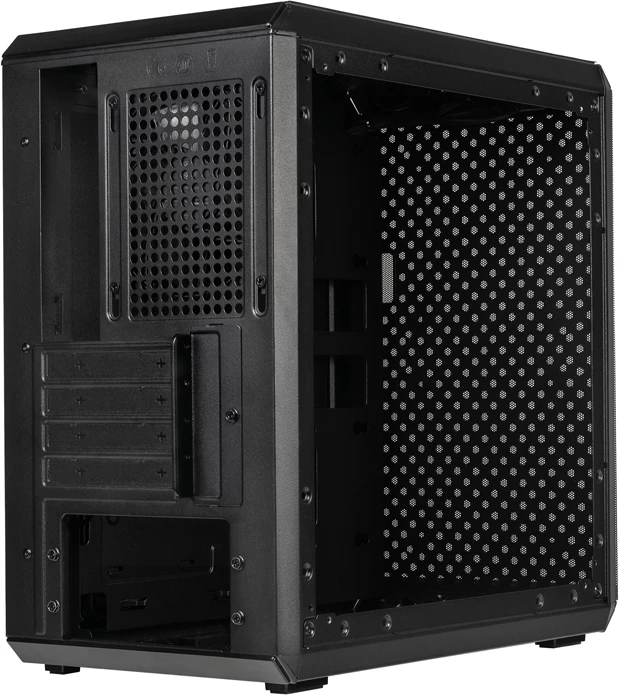 Kasë Cooler Master Q300L V2, Micro-ATX/Mini-ITX, xham i temperuar, e zezë