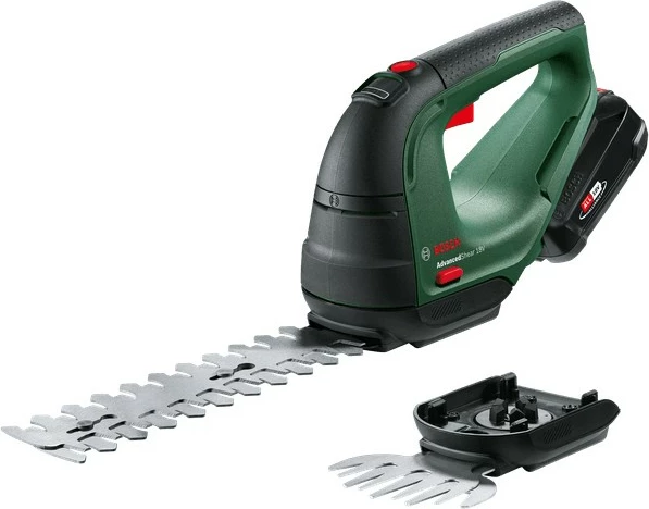 Prerës shkurresh Bosch AdvancedShear 18V-10, 18V, 2Ah, 10cm, zi/gjelbër