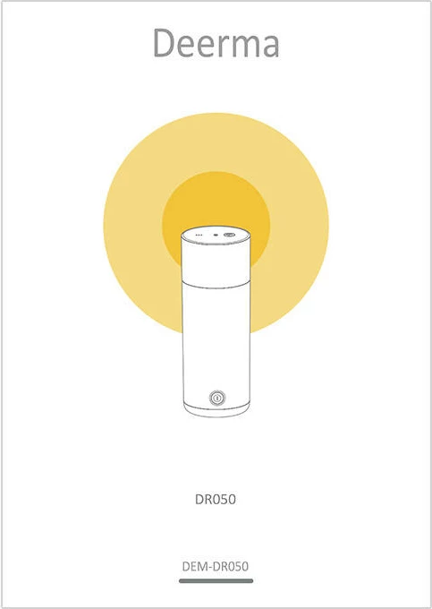 Gotë elektrike për ngrohje uji Deerma DR050, 350 ml, Bardhë