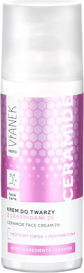 Krem fytyre për femra VIANEK Hero Face Cream me ceramide, 50ml