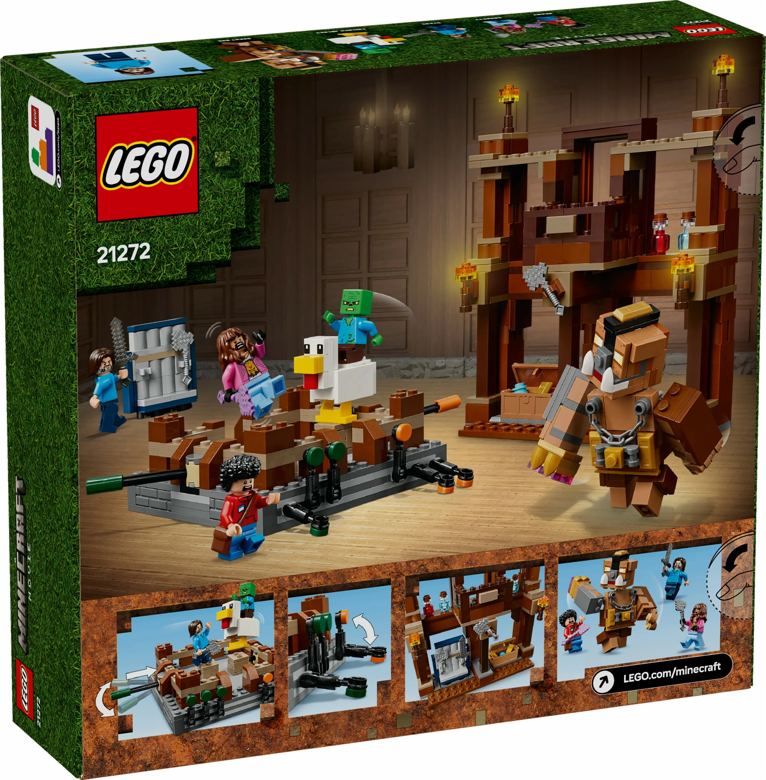 Set ndërtimi LEGO Woodland Mansion Fighting Ring, 491 pjesë, plastikë, shumëngjyrësh