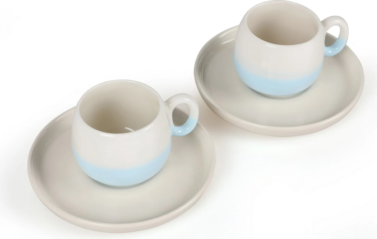 Set filxhanash kafeje (4 copë), Hermia Concept, ngjyrë kaltër, 96-359-3