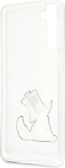 Mbështjellës Karl Lagerfeld Choupette Fun për Samsung Galaxy S21+, Transparent