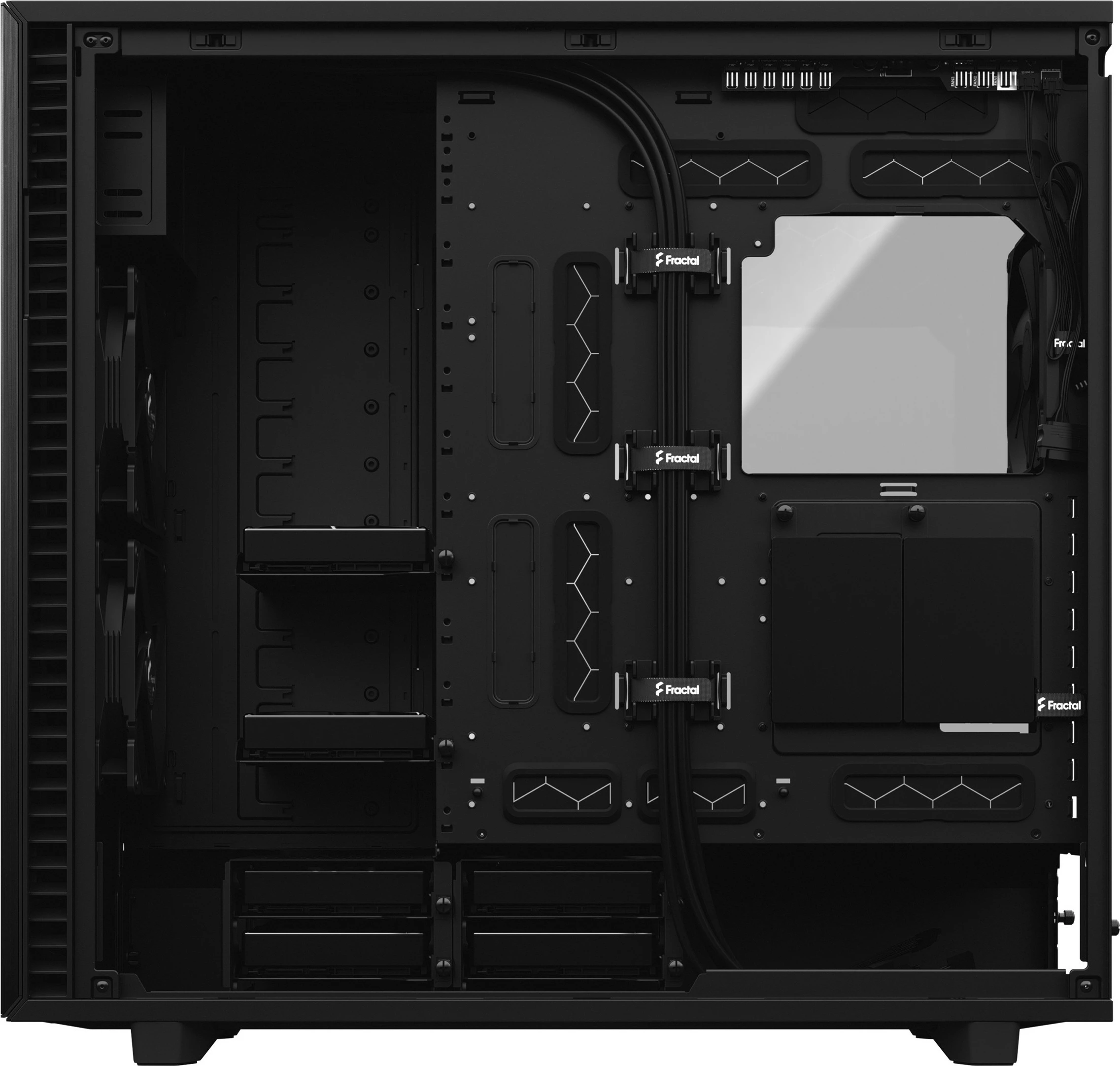 Kasë Fractal Design Define 7 XL, Midi Tower, PC, ATX, EATX, micro ATX, Mini-ITX, SSI CEB, SSI EEB, e zezë