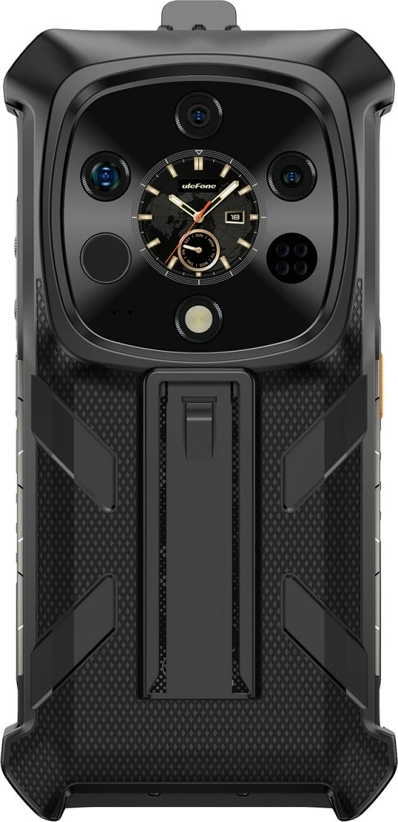 Mbështjellës Ulefone Armor 28 Ultra/28 Ultra Thermal, plastikë, me karabiner dhe klips, i zi