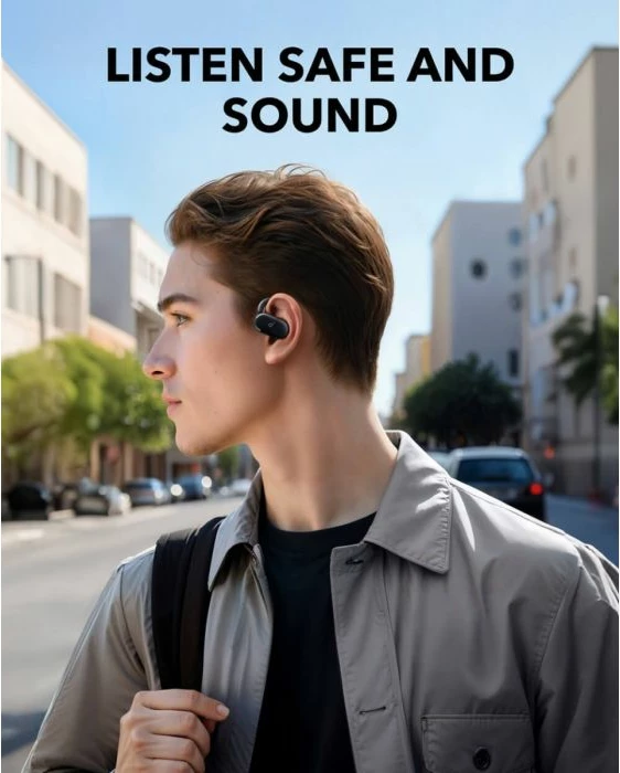 Kufje wireless Anker Soundcore V20i A3876G21, Bluetooth 5.4, IP55, 8/36 orë, drita të personalizueshme, të bardha, set me kuti karikimi + kabllo USB-C