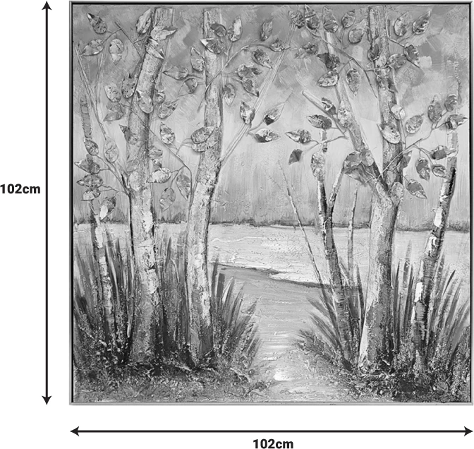 Pikturë kanavacë Leambre I, 102x4.5x102cm