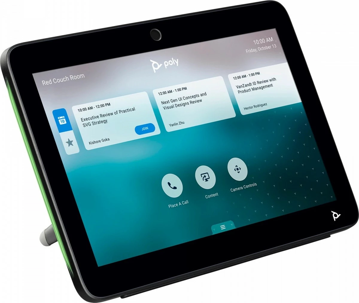 Kontrollues me prekje Poly TC10, 10", Black
