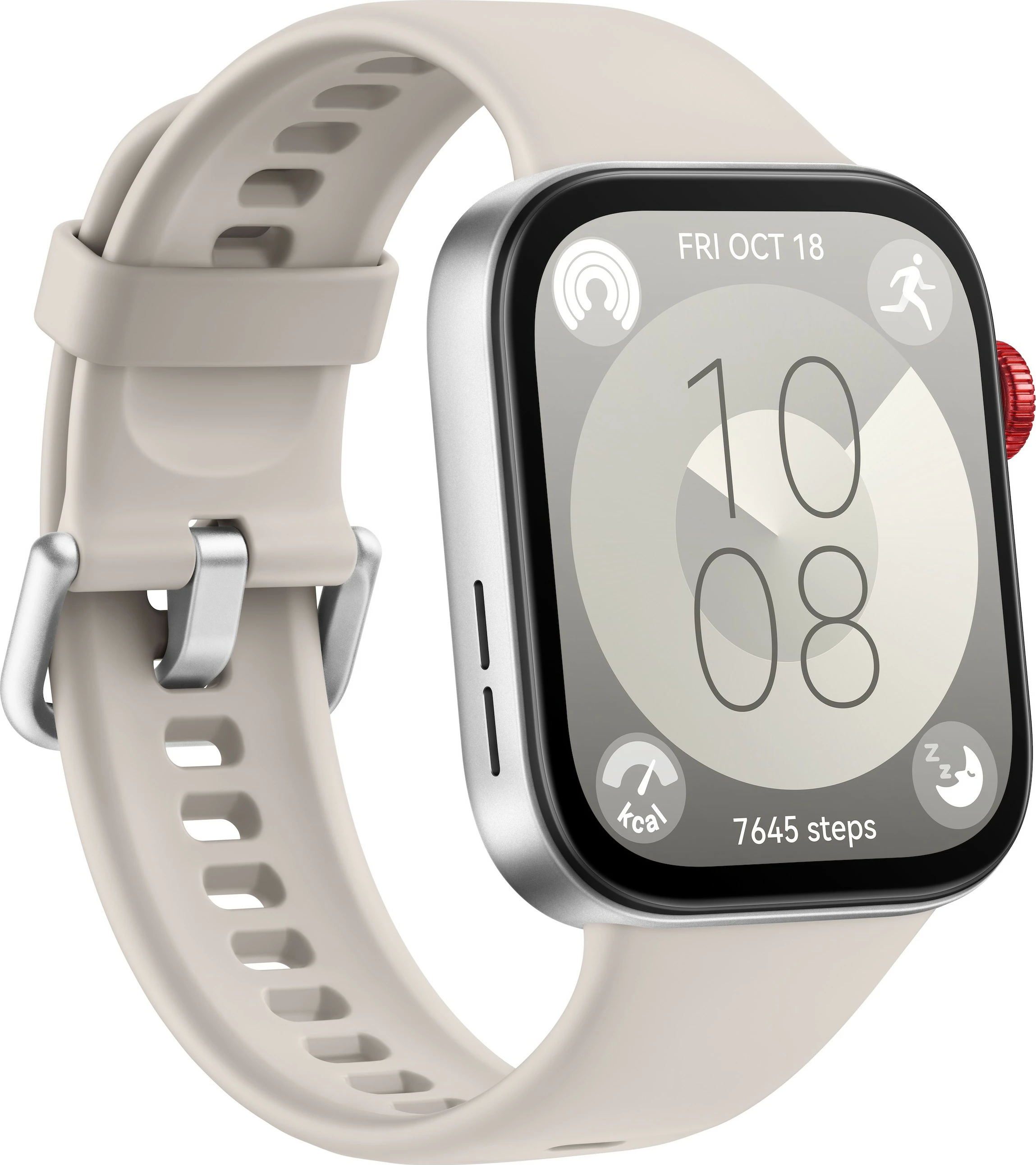 Smartwatch Huawei WATCH Fit 3, AMOLED, Wi-Fi, GPS, 26 g, e bardhë