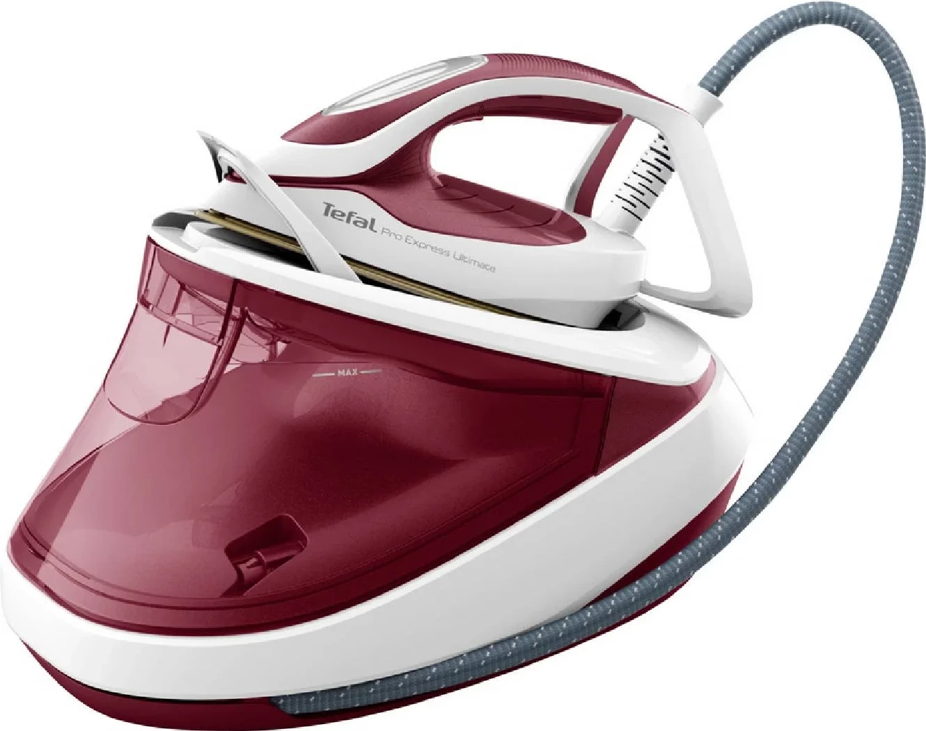 Hekur me avull me presion të lartë Tefal GV9711E0 3000W 7.5 bar bardhë-kuqe