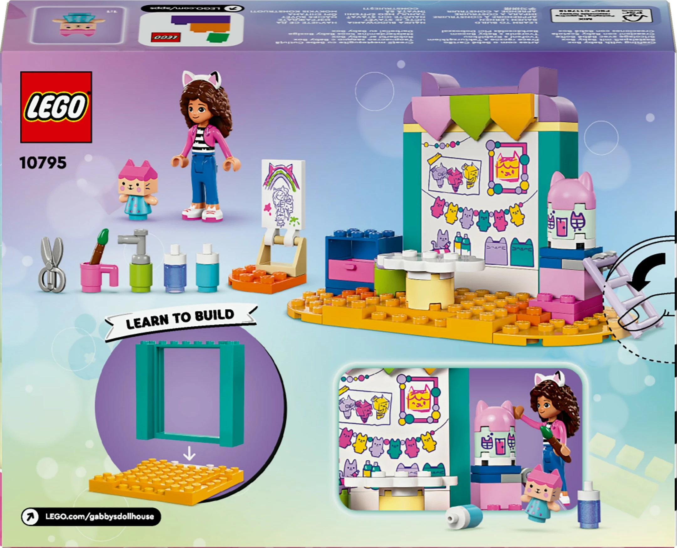 Set ndërtimi LEGO Gabby's Dollhouse 10795, shumëngjyrësh, për fëmijë 4+