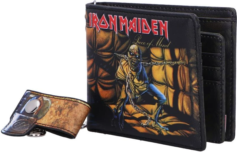 Portofol NEMESIS NOW Iron Maiden Piece of Mind, PU, 16×12×4 cm, me zinxhir, i zi