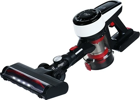 Fshesë me korrent vertikale Adler AD 7048, pa kabllo, 0.8L, e zezë/e kuqe/e bardhë