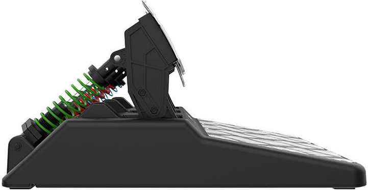 Timon gaming PXN PXN-V10 V2 me 3 pedale dhe kambjo, për PC/PS4/XBOX/Switch, i zi